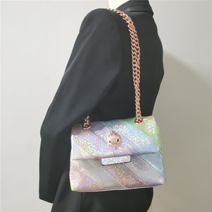 Glitter Mini Rainbow Luxury Cross Body Bag