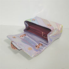 Load image into Gallery viewer, Glitter Mini Rainbow Luxury Cross Body Bag