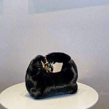 Load image into Gallery viewer, Big Chain Faux Fur Handbags