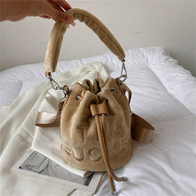 Load image into Gallery viewer, Designer VELOUR Bucket Shoulder Crossbody Bags