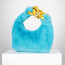 Load image into Gallery viewer, Big Chain Faux Fur Handbags