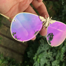 Load image into Gallery viewer, Luxury Metal Big Bee Pilot Sunglasses