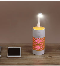 Load image into Gallery viewer, Essential Oil LED Night Lamp Mini Fan