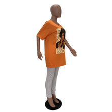 Load image into Gallery viewer, Character Print  T Shirt Dress