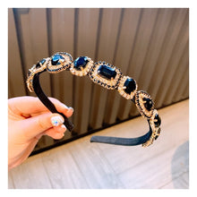Load image into Gallery viewer, Colorful Gem Baroque Headbands For Women Diamond Hair Accessories