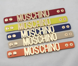 Punk Metal MOSHINO Bracelet 6 Colors