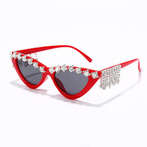 Vintage Sexy  Tassel Diamond Sunglasses