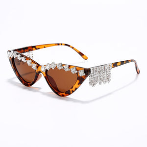 Vintage Sexy  Tassel Diamond Sunglasses