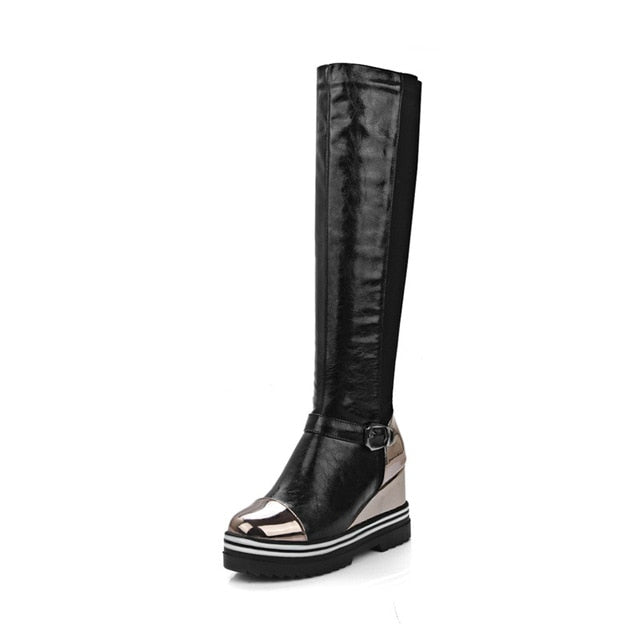 Fashion Wedges Heels Boots