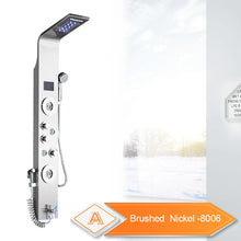 Load image into Gallery viewer, LED Light Shower Waterfall Rain Wall Shower System