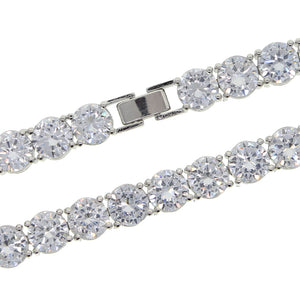 Iced out bling 8mm big CZ tennis chain bracelet