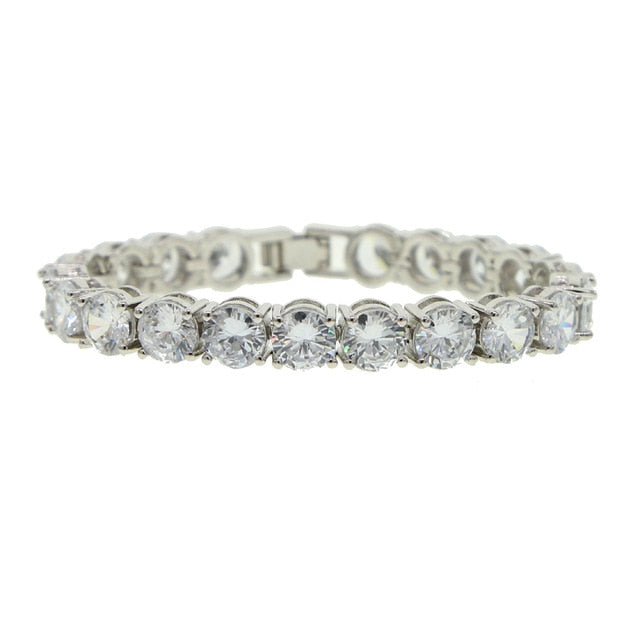 Iced out bling 8mm big CZ tennis chain bracelet