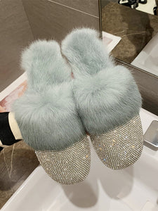 Diamond Mules Slippers