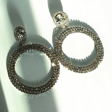 Load image into Gallery viewer, Big Circle Dangle Earrings