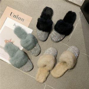 Diamond Mules Slippers