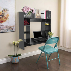 Wall Mounted Desk With Storage