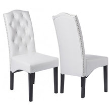 Load image into Gallery viewer, Set of 2 PU Leather Dining Chairs