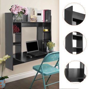 Wall Mounted Desk With Storage