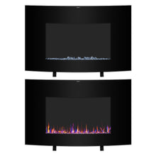Load image into Gallery viewer, 1400W Wall Hanging Electric Fireplace