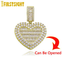 Load image into Gallery viewer, Can Be Opened Heart-shaped Photo Pendant Necklace