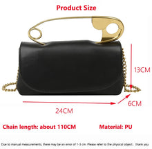 Load image into Gallery viewer, Safety Pin Handbag Bags Purse