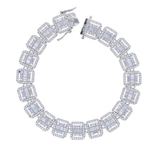 Load image into Gallery viewer, New 11mm Baguette Bracelet