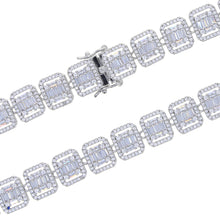 Load image into Gallery viewer, New 11mm Baguette Bracelet