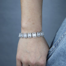 Load image into Gallery viewer, New 11mm Baguette Bracelet