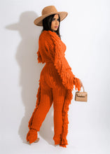 Load image into Gallery viewer, Tassel Sweater Two Piece Set