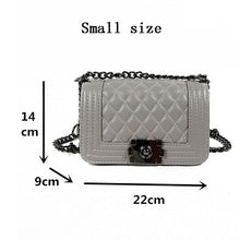Load image into Gallery viewer, Chain Shoulder Plaid Cross body  Messenger Bag