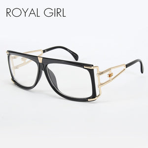 ROYAL GIRL New Vintage Women Eyeglasses Frames Men Oversize Clear Lens Glasses Unique Designer Spectacles ss120 - My Girlfriend's Closet STL Boutique 