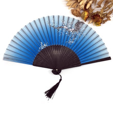 Load image into Gallery viewer, Free Shipping 1pcs Vintage Chinese Silk Flower Printing Hand Fan