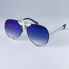 Load image into Gallery viewer, Luxury Metal Big Bee Pilot Sunglasses