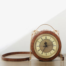 Load image into Gallery viewer, Women Leather Shoulder Messenger Bags Chain Clock - My Girlfriend&#39;s Closet STL Boutique 