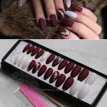 Load image into Gallery viewer, Matte flash art nails box Match press on nails