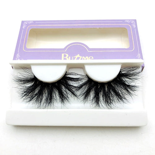 High quality 3D real mink 25mm lashes luxury mink strip - My Girlfriend's Closet STL Boutique 