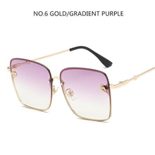 Load image into Gallery viewer, Oversize Square Sunglasses Men/Women  Luxury Designer Female Shades