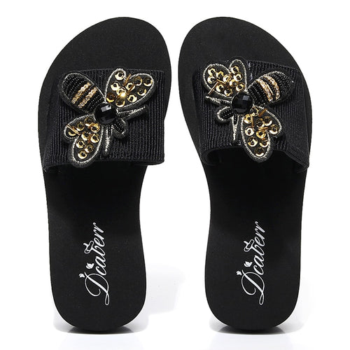 Bling Bee Women Slides - My Girlfriend's Closet STL Boutique 