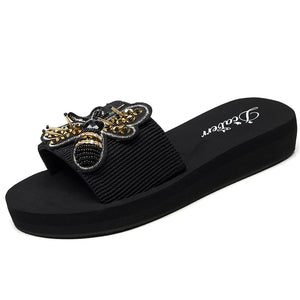 Bling Bee Women Slides - My Girlfriend's Closet STL Boutique 