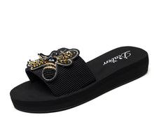 Load image into Gallery viewer, Bling Bee Women Slides - My Girlfriend&#39;s Closet STL Boutique 