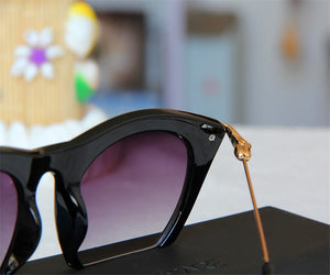 Colored Half Frame Cat Eye Sunglasses - My Girlfriend's Closet STL Boutique 