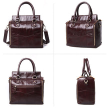 Load image into Gallery viewer, Multi function Large Genuine Leather Bag