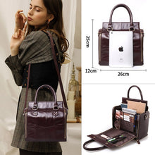 Load image into Gallery viewer, Multi function Large Genuine Leather Bag