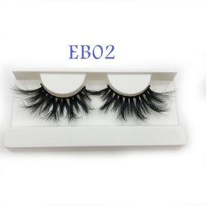 High quality 3D real mink 25mm lashes luxury mink strip - My Girlfriend's Closet STL Boutique 