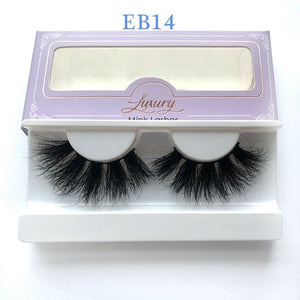 High quality 3D real mink 25mm lashes luxury mink strip - My Girlfriend's Closet STL Boutique 