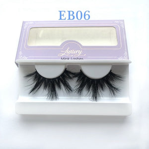 High quality 3D real mink 25mm lashes luxury mink strip - My Girlfriend's Closet STL Boutique 