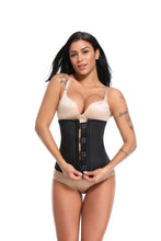 Load image into Gallery viewer, Corset Body Shaper Latex Waist Trainer Zipper - My Girlfriend&#39;s Closet STL Boutique 