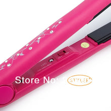 Load image into Gallery viewer, Fashion High quality Diamond hair straightening iron